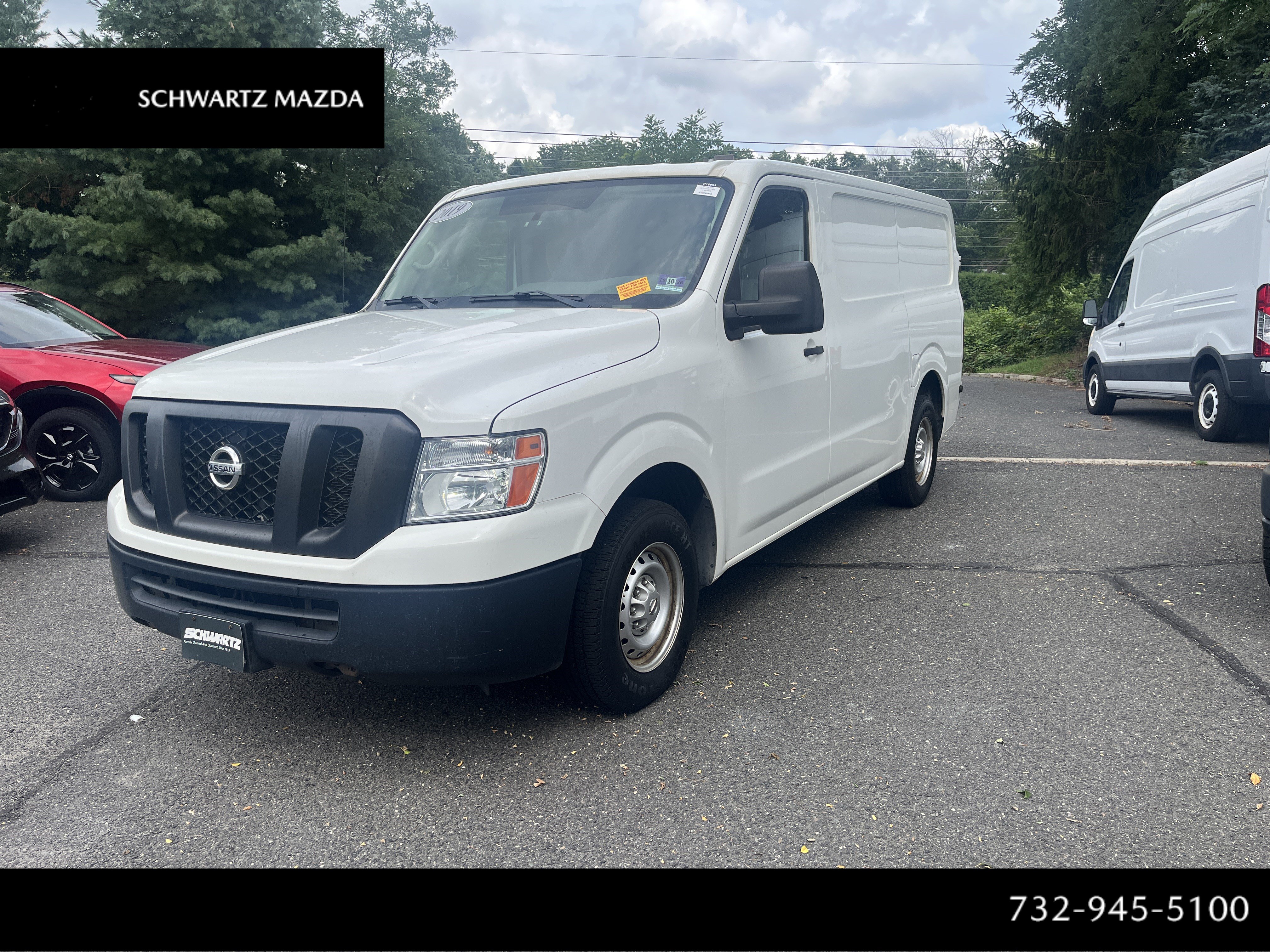 Used 2019 Nissan NV 2500 S w/ Back Door Glass Package RWD image 1