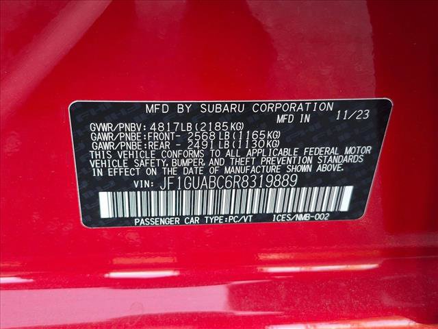 Used 2024 Subaru Impreza 2.0i AWD/4WD image 24