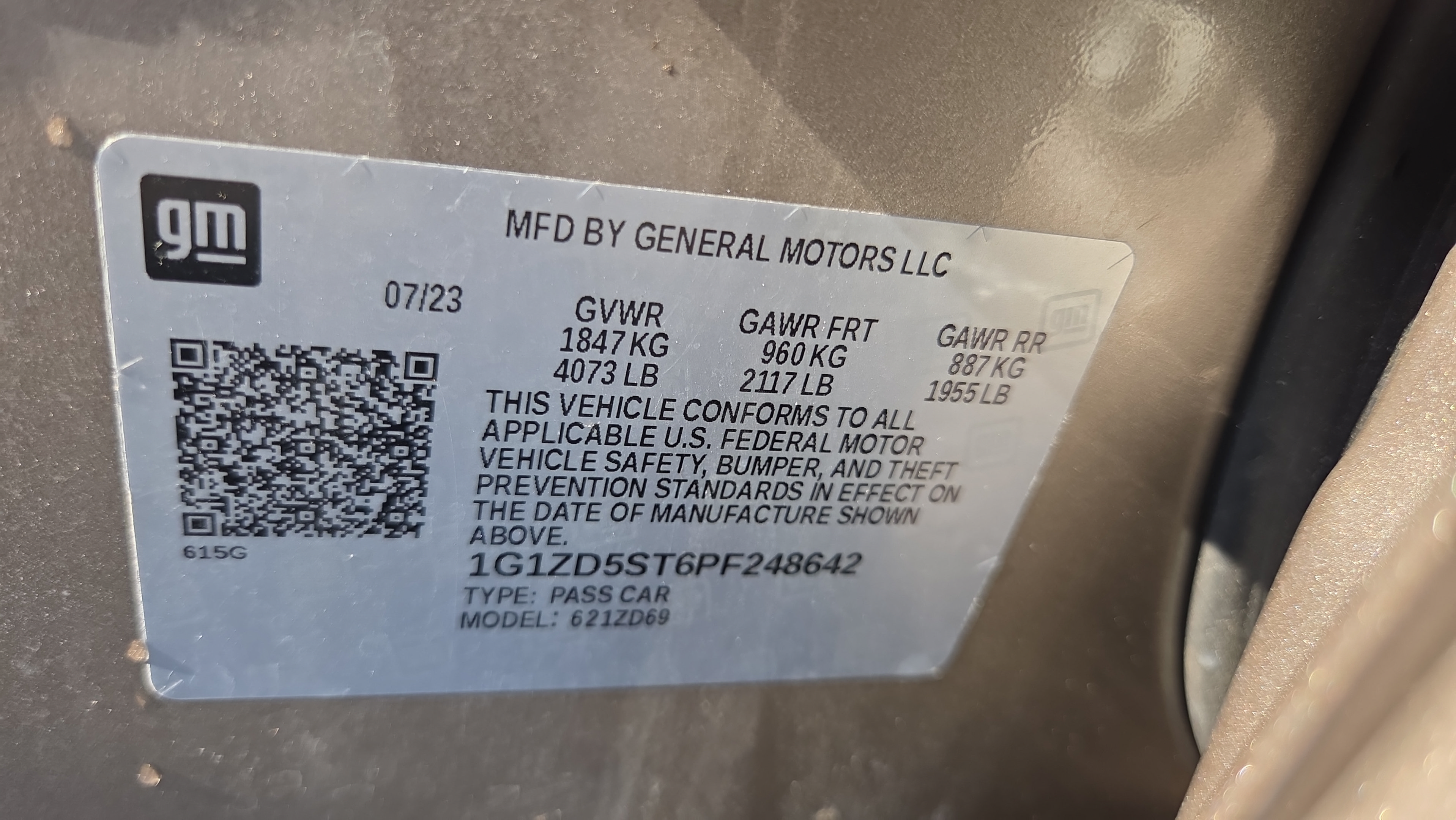 Certified 2023 Chevrolet Malibu LT FWD image 16
