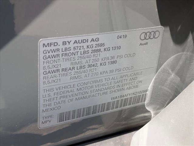 Used 2019 Audi SQ5 Premium Plus w/ Premium Plus Package AWD/4WD image 26