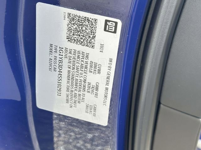 Certified 2025 Chevrolet Corvette Stingray Preferred Conv w/ 2LT image 33