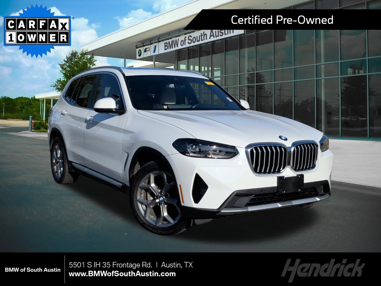 Certified 2022 BMW X3 xDrive30i w/ Premium Package 2 image 1