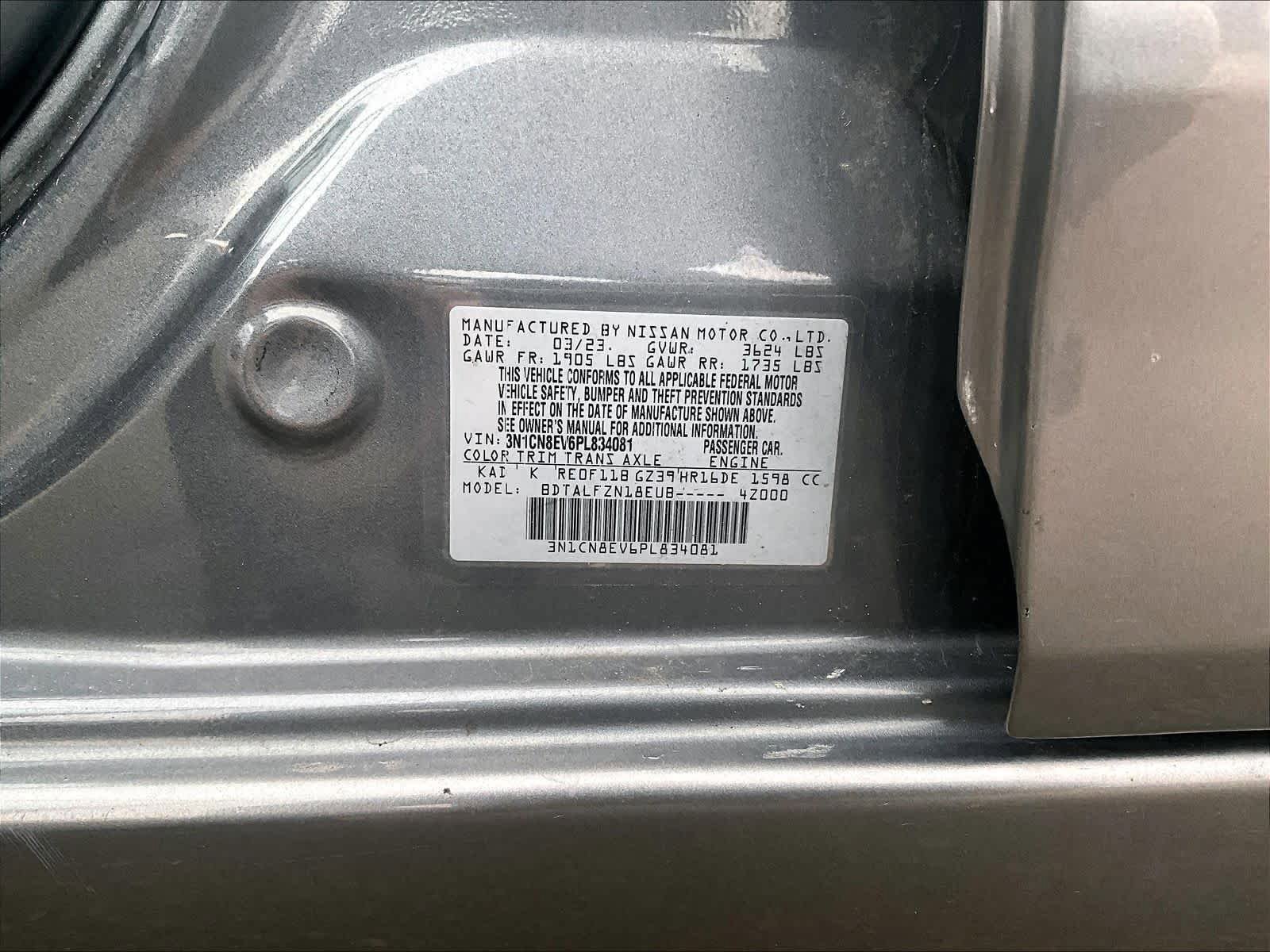 Used 2023 Nissan Versa SV FWD image 6