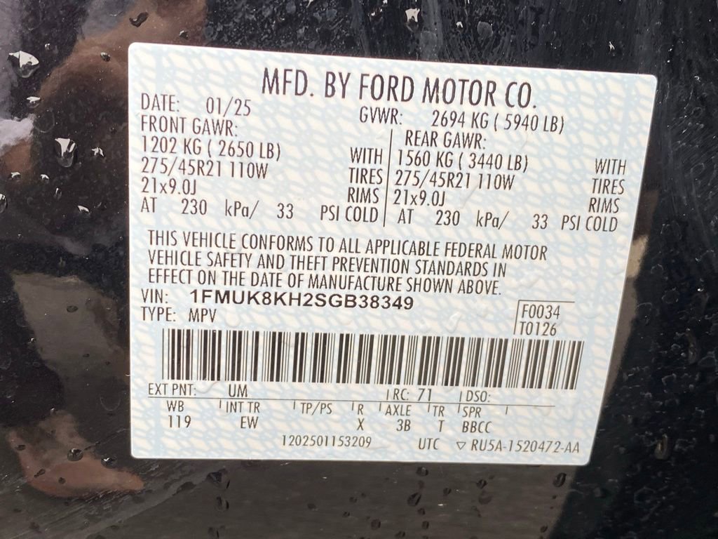 Used 2025 Ford Explorer ST-Line w/ ST-Line Street Pack image 35