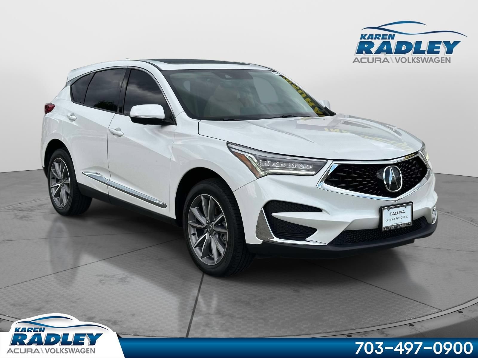 Certified 2021 Acura RDX w/ Technology Package AWD/4WD image 1