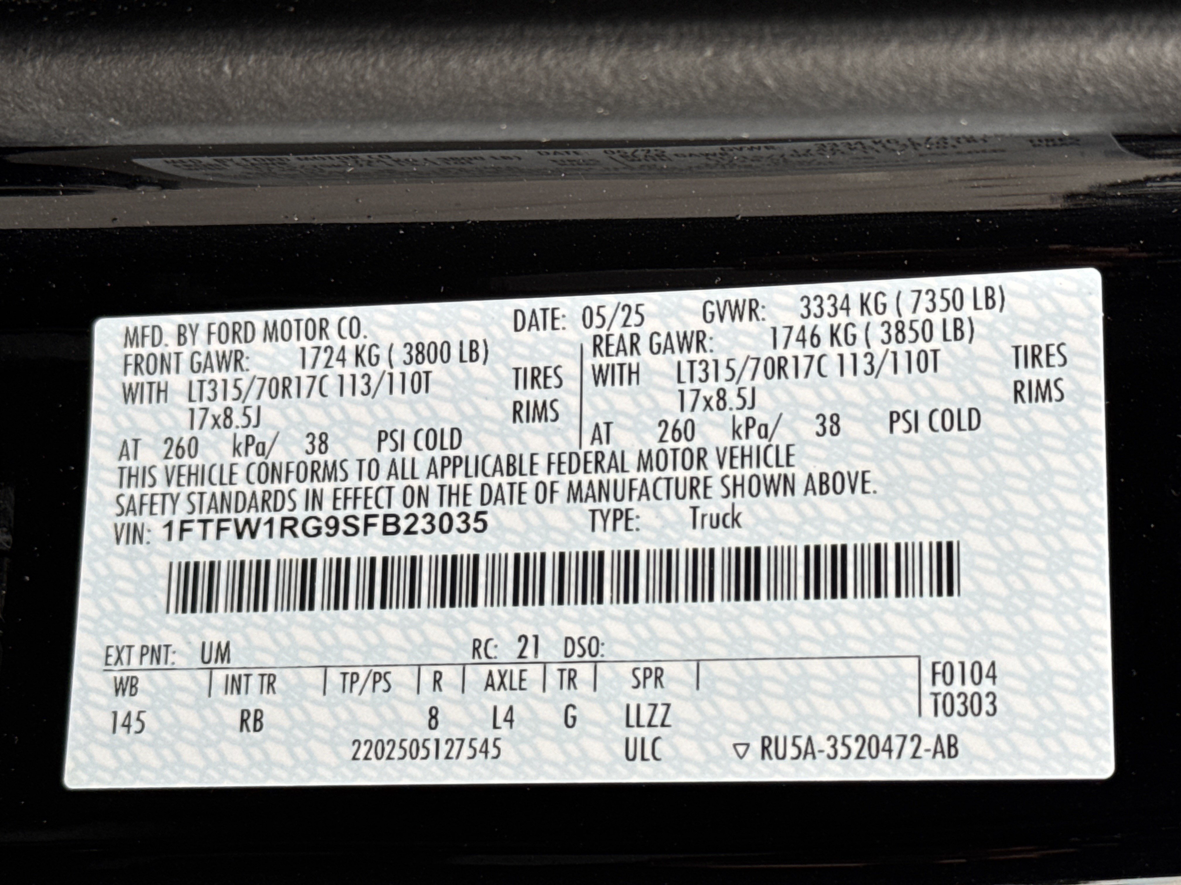 Used 2025 Ford F150 Raptor AWD/4WD image 39
