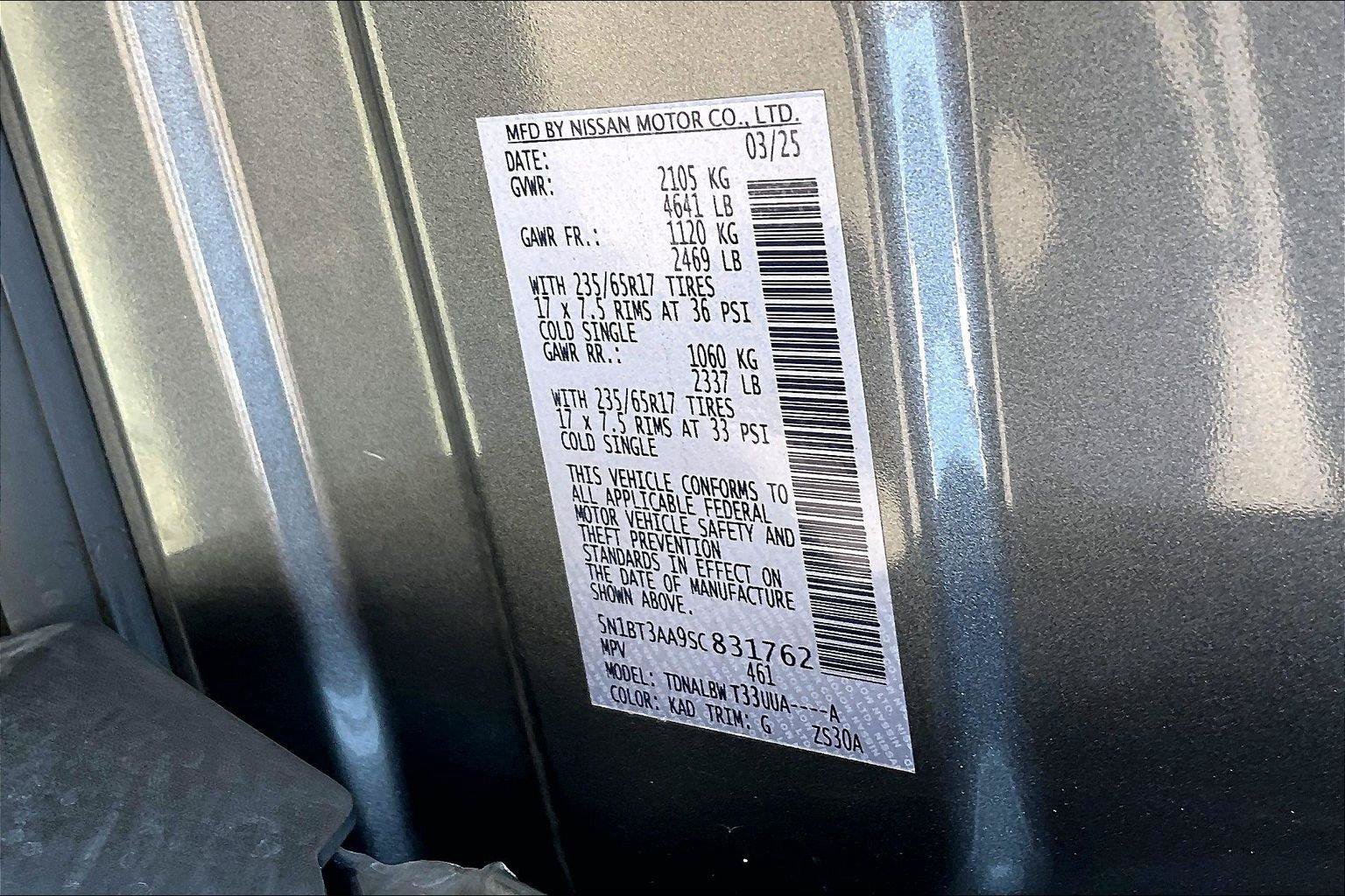 Certified 2025 Nissan Rogue S FWD image 33