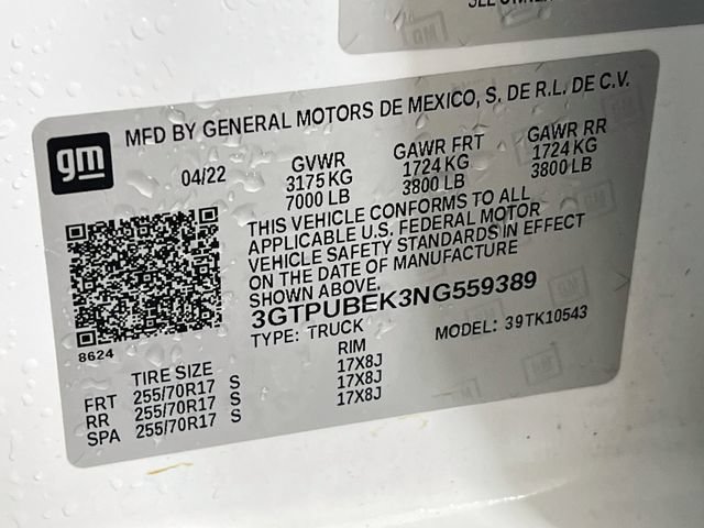 Used 2022 GMC Sierra 1500 SLE AWD/4WD image 29