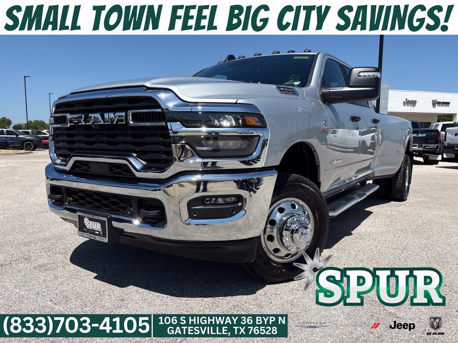 New 2026 RAM 3500 Lone Star AWD/4WD 360° Tour