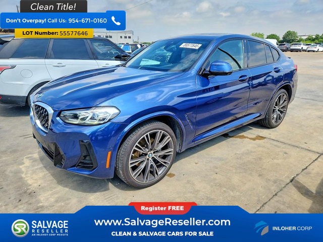 Used 2022 BMW X4 xDrive30i w/ M Sport Package 2 AWD/4WD image 1