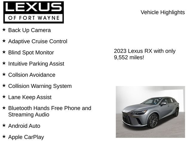 Certified 2023 Lexus RX 350 Premium Plus image 7