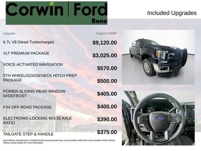Certified 2019 Ford F250 XLT w/ XLT Premium Package AWD/4WD image 3
