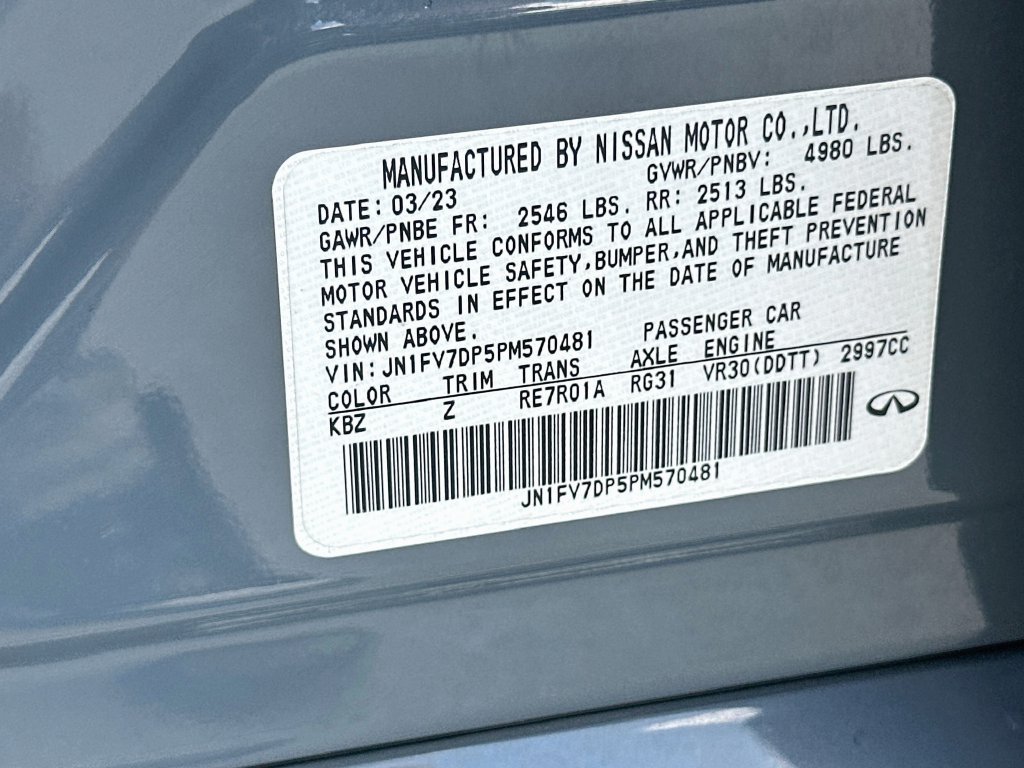 Used 2023 INFINITI Q50 Red Sport 400 RWD image 37