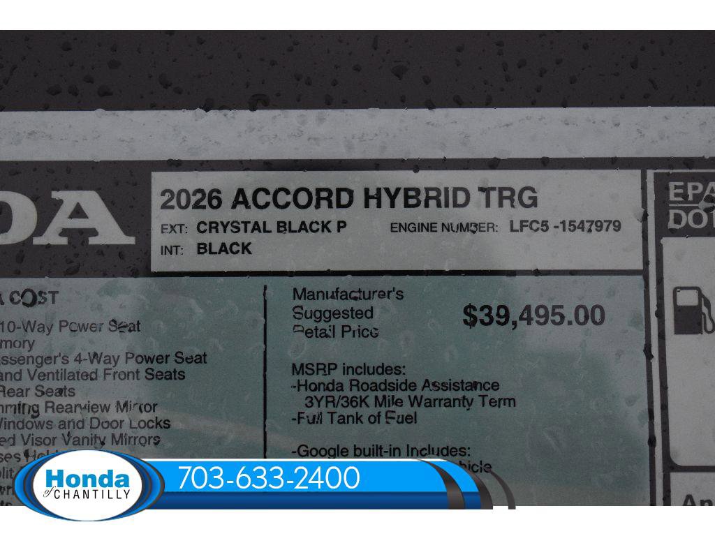 New 2026 Honda Accord Touring image 39