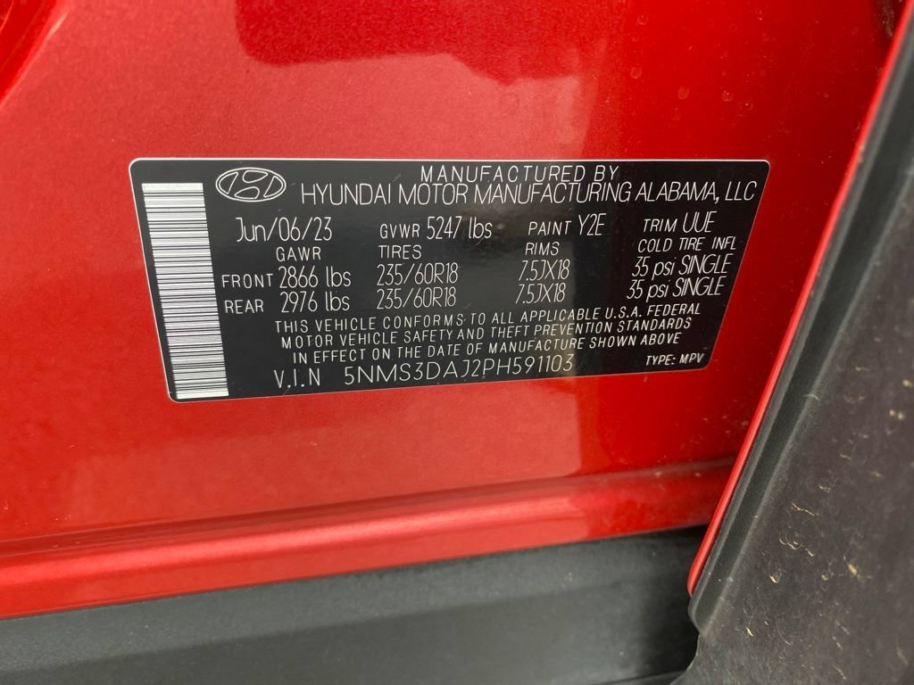 Certified 2023 Hyundai Santa Fe SEL w/ Premium Package AWD/4WD image 27