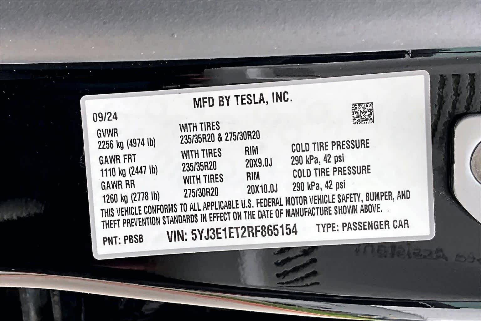 Used 2024 Tesla Model 3 Performance AWD/4WD image 30