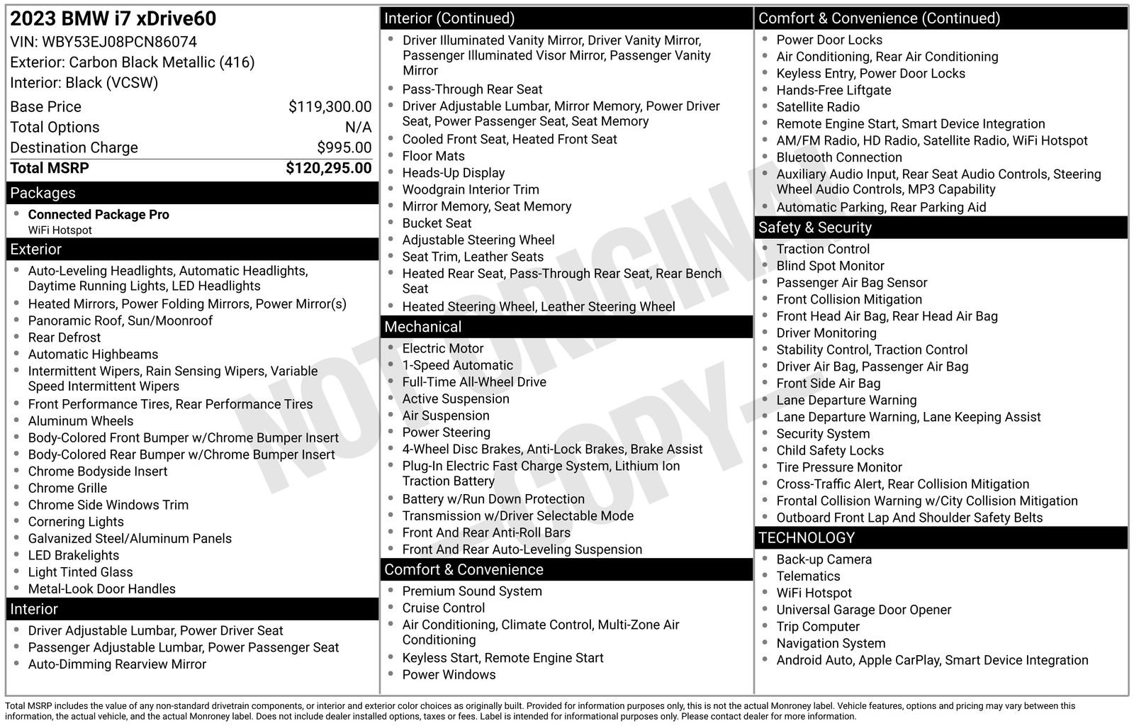 Used 2023 BMW i7 xDrive60 image 38