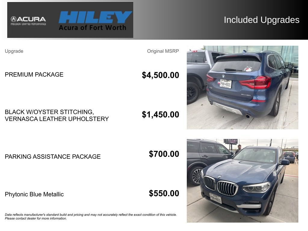 Used 2021 BMW X3 xDrive30i w/ Premium Package AWD/4WD image 5