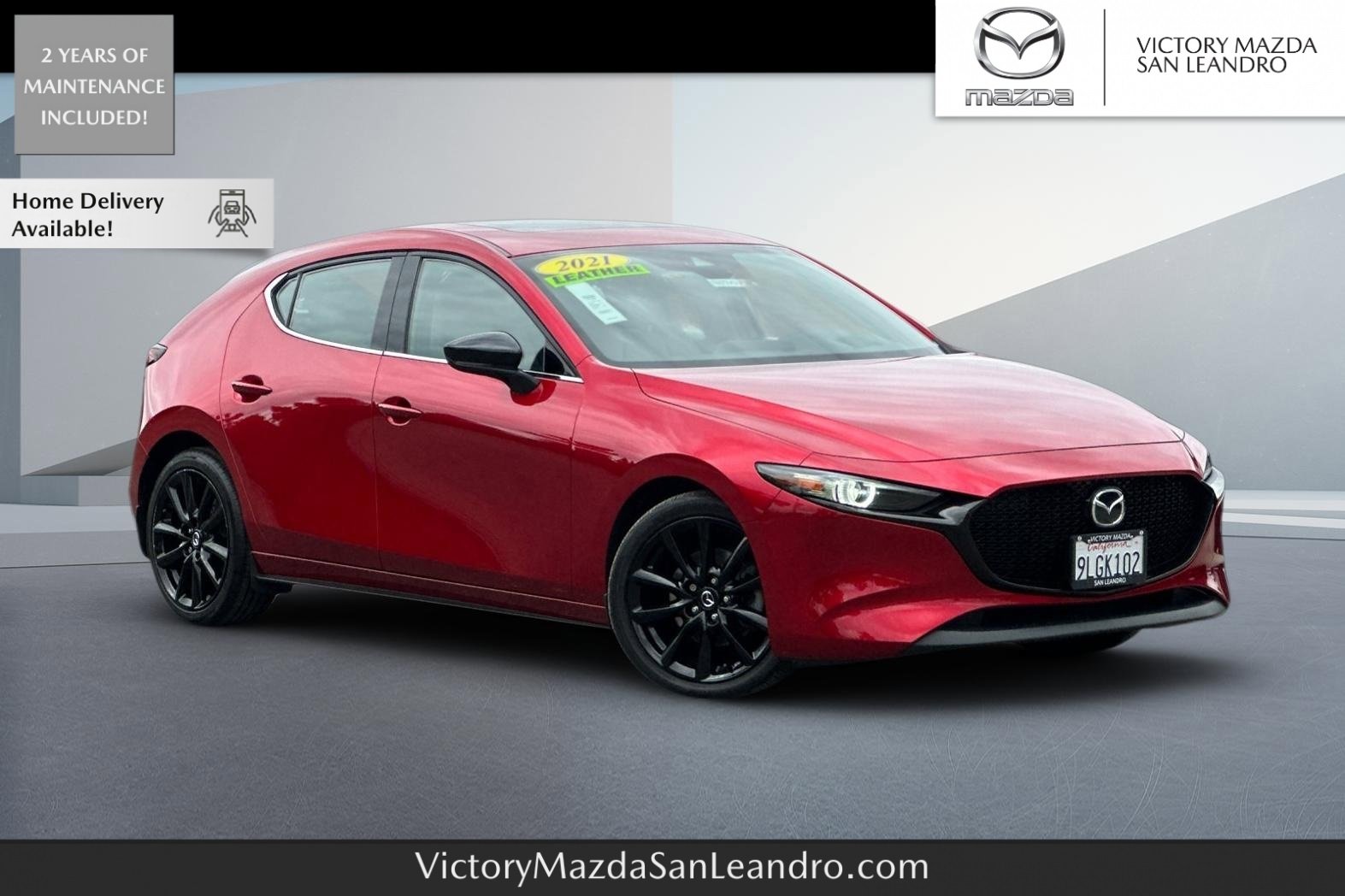 Used 2021 MAZDA MAZDA3 AWD 2.5 Turbo Hatchback
