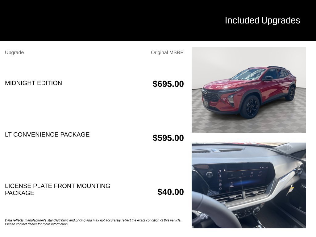 New 2026 Chevrolet Trax LT w/ Midnight Edition FWD image 5