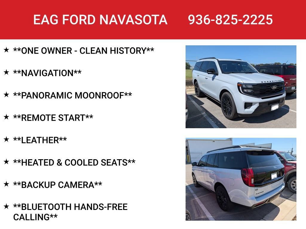 Used 2025 Ford Expedition Platinum w/ Stealth Appearance Package AWD/4WD image 4