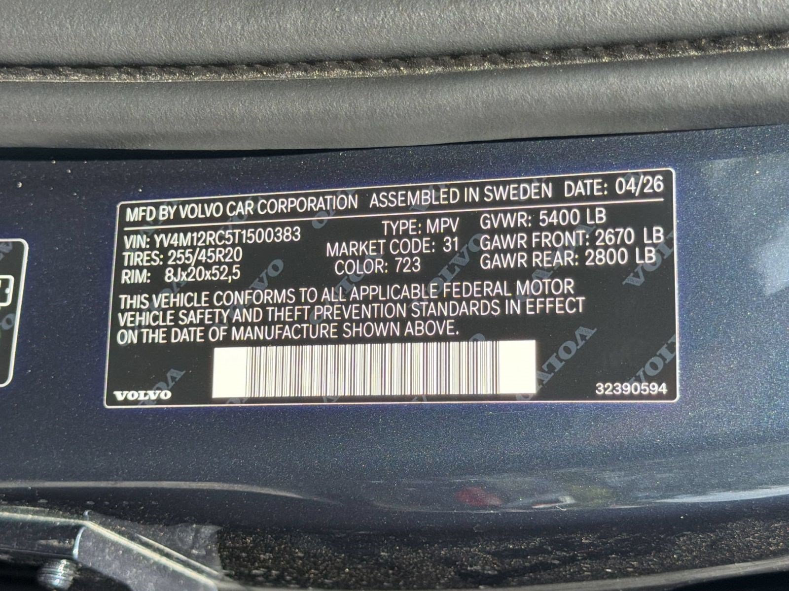 New 2026 Volvo XC60 B5 Plus w/ Climate Package AWD/4WD image 26