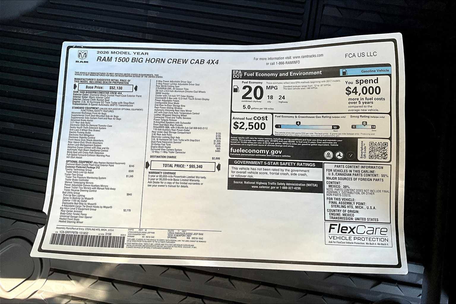 New 2026 RAM 1500 Big Horn image 23