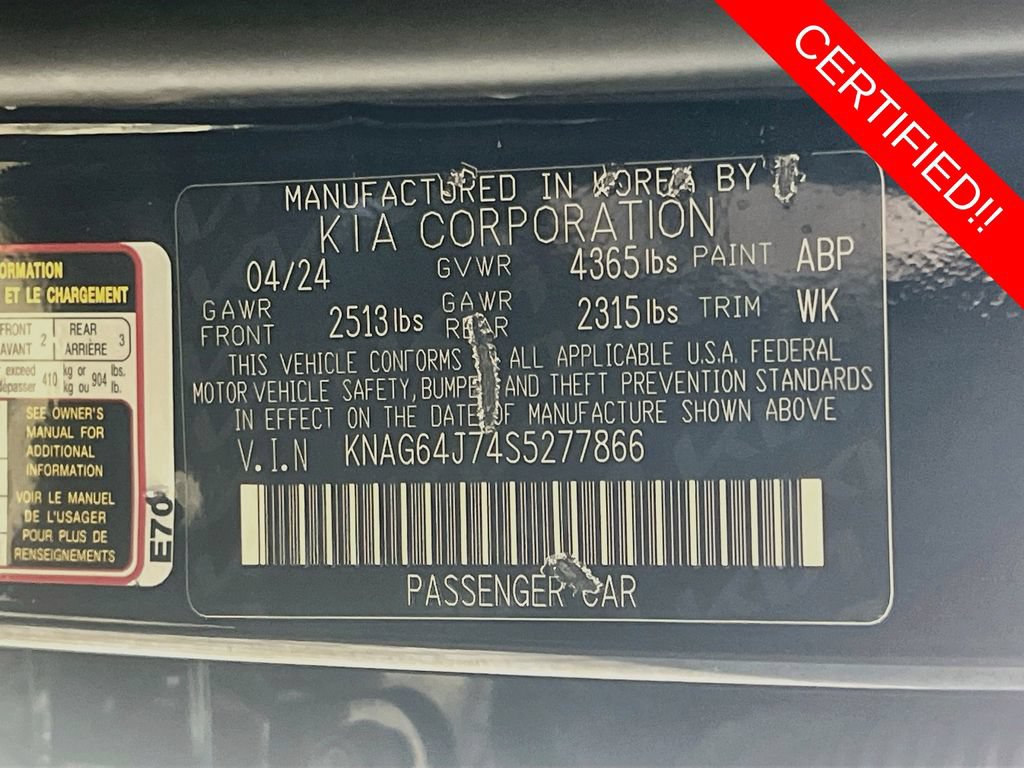 Certified 2025 Kia K5 GT-Line w/ GT-Line Premium Package FWD image 33