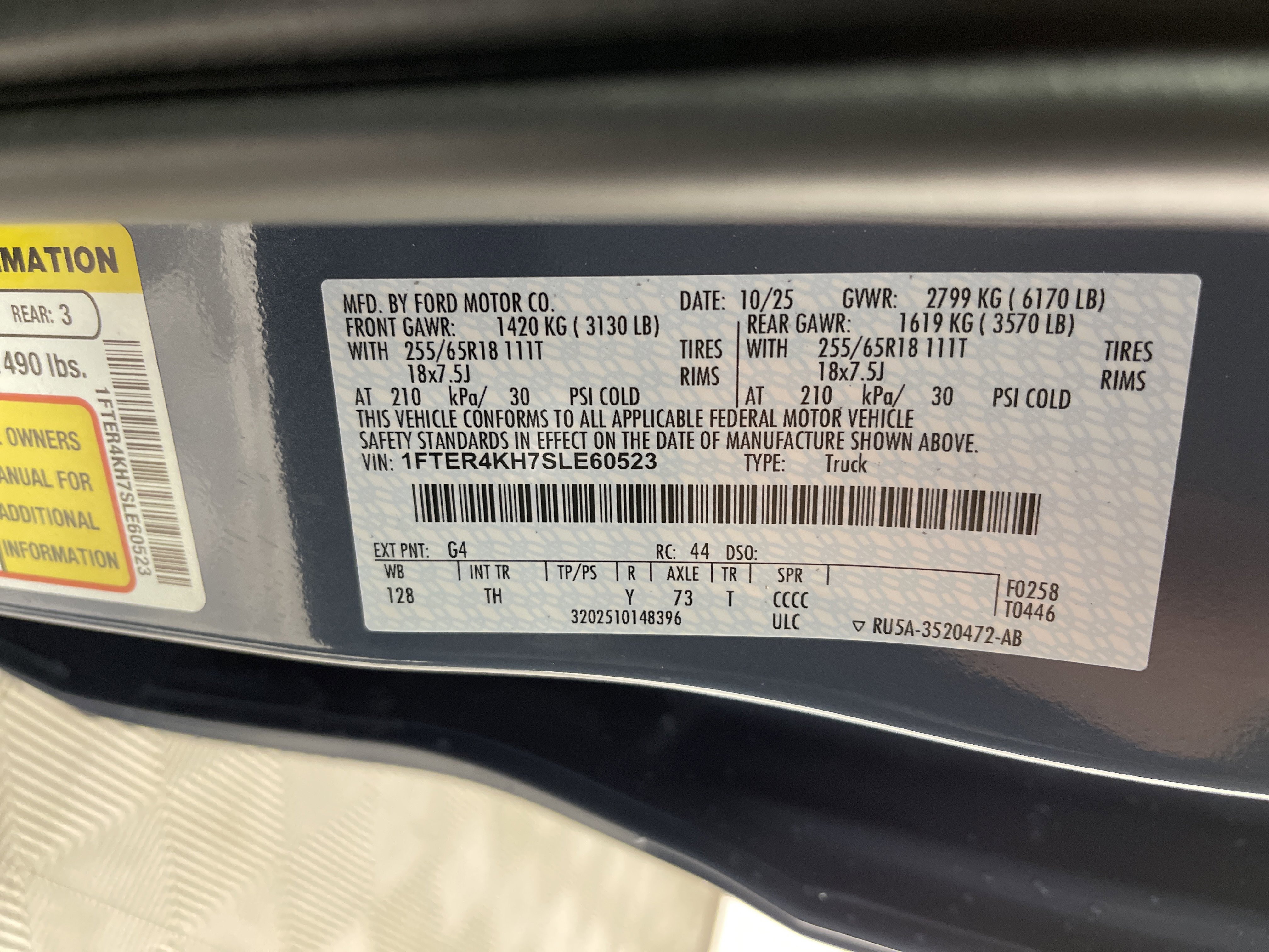 New 2025 Ford Ranger Lariat w/ Advanced Towing Package image 28