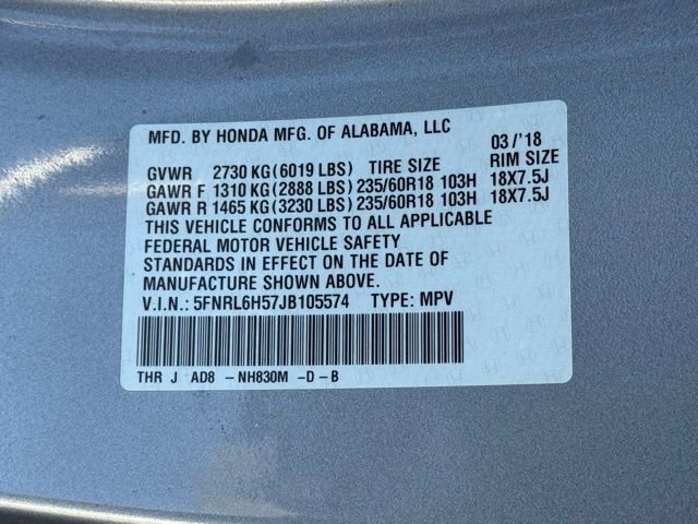 Used 2018 Honda Odyssey EX image 20