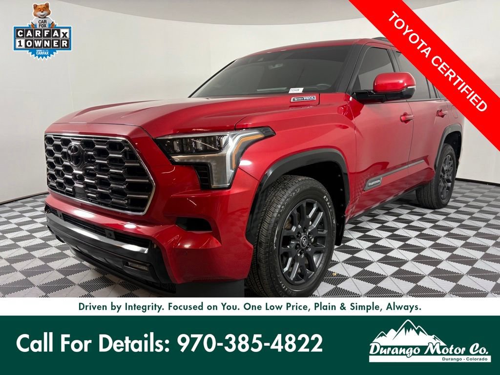 Certified 2025 Toyota Sequoia Platinum AWD/4WD image 1