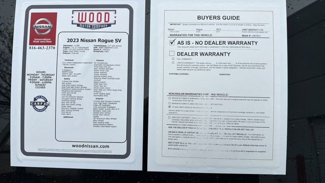 Used 2023 Nissan Rogue SV image 37