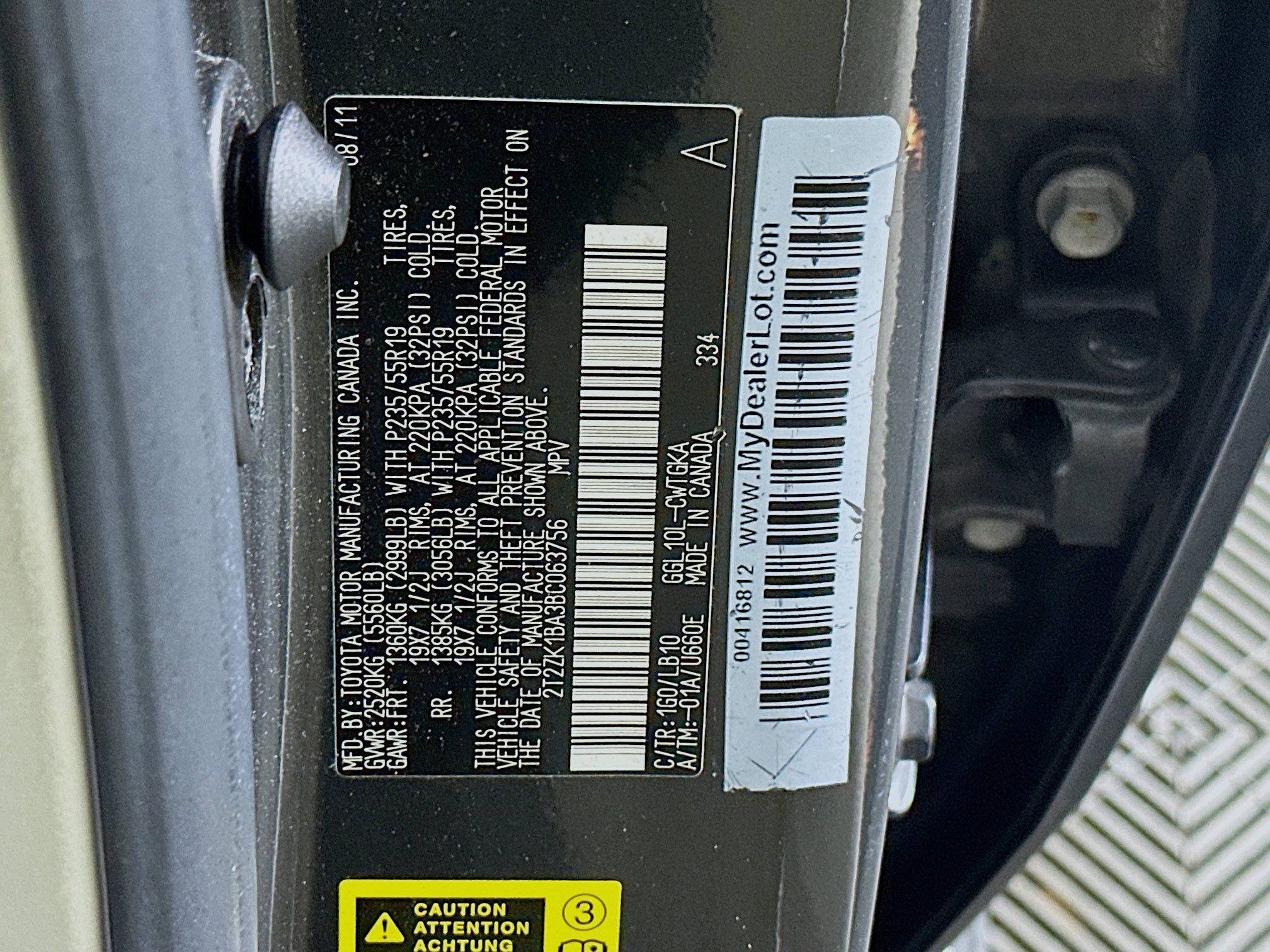 Used 2011 Lexus RX 350 2WD w/ Premium Pkg image 12