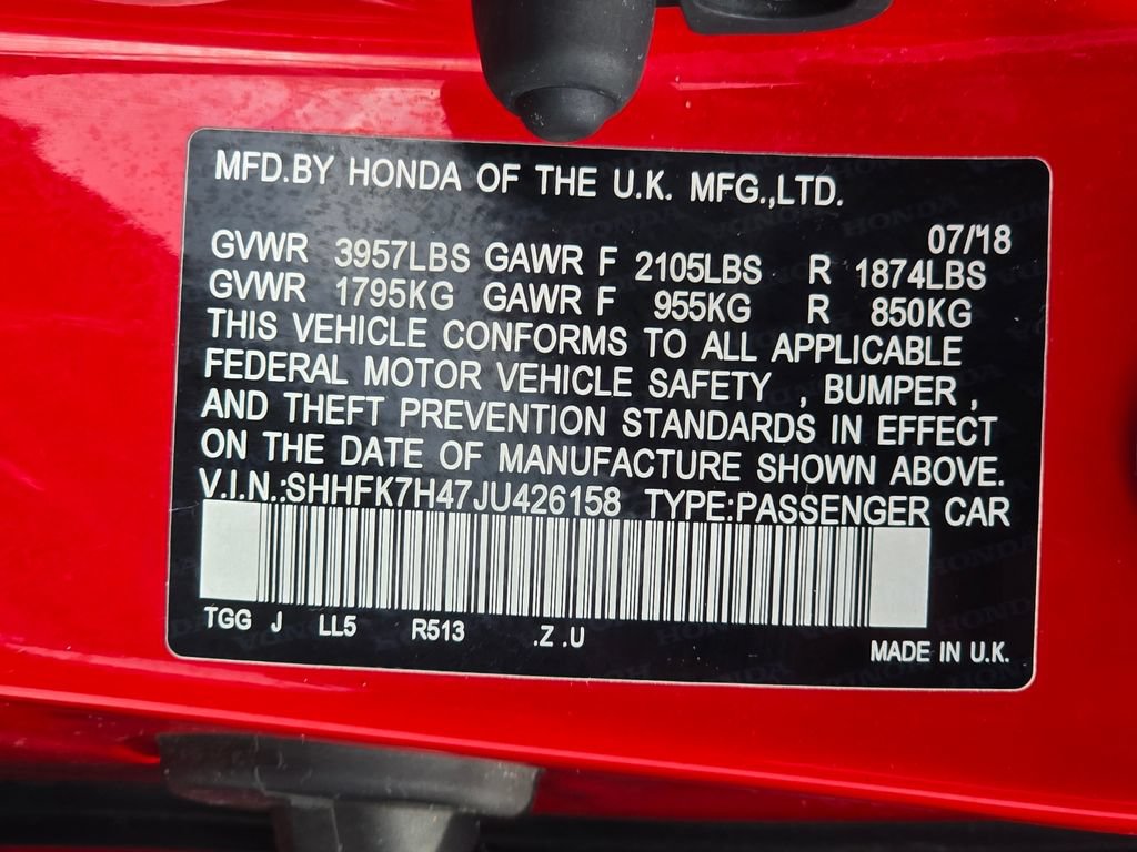 Used 2018 Honda Civic Sport image 28
