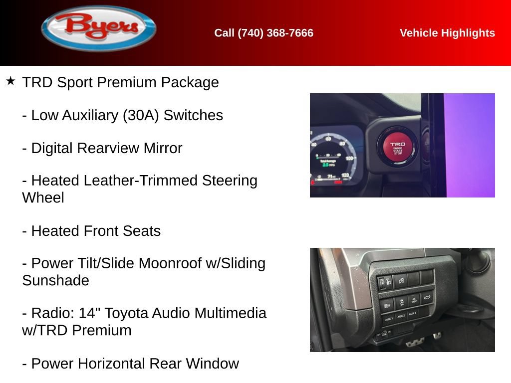 Used 2025 Toyota Tacoma TRD Sport w/ TRD Sport Premium Package AWD/4WD image 11