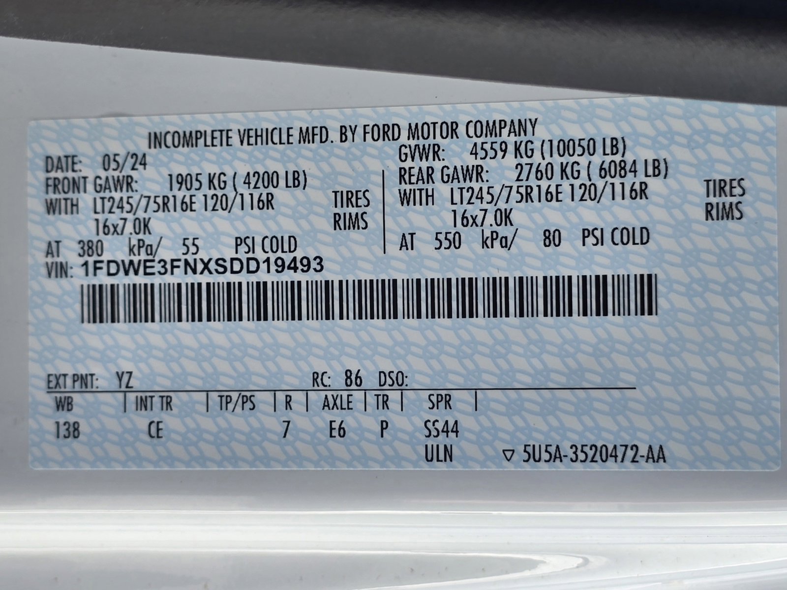 New 2025 Ford E-350 and Econoline 350 Super Duty w/ Power Equipment Group image 18