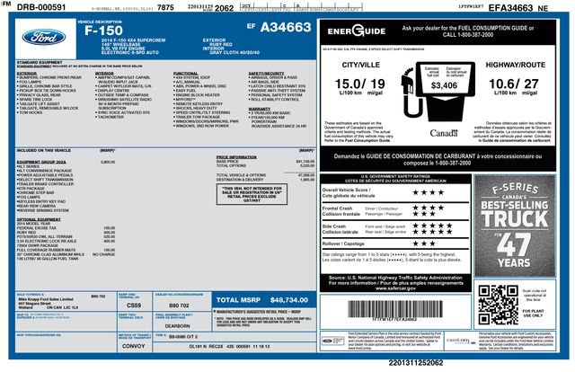 Used 2014 Ford F150 XLT w/ Equipment Group 302A Luxury image 35