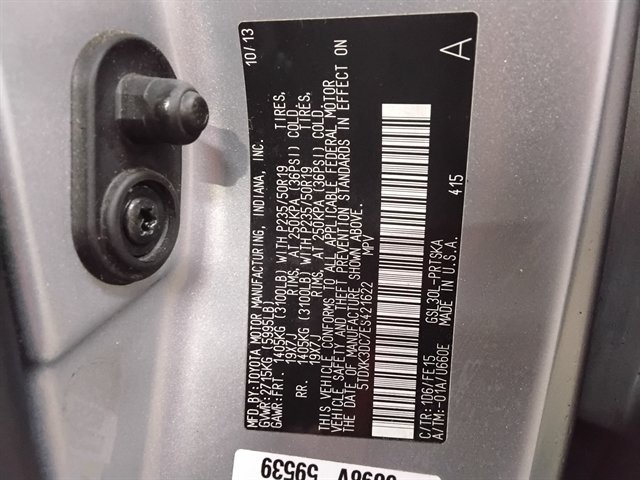 Used 2014 Toyota Sienna SE FWD image 19