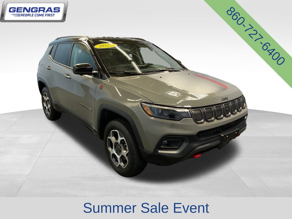 Used 2022 Jeep Compass Trailhawk w/ Trailhawk Elite Group AWD/4WD image 1