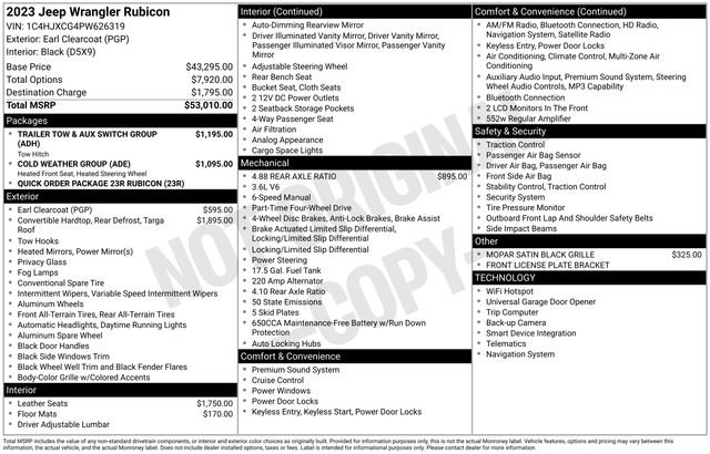 Used 2023 Jeep Wrangler Rubicon image 32