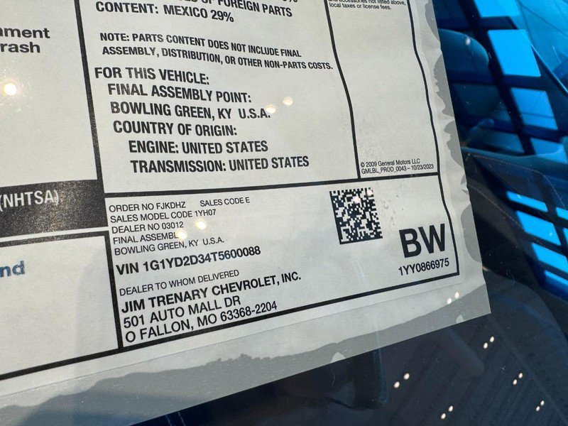 New 2026 Chevrolet Corvette Z06 w/ Chrome Exterior Badge Package image 27