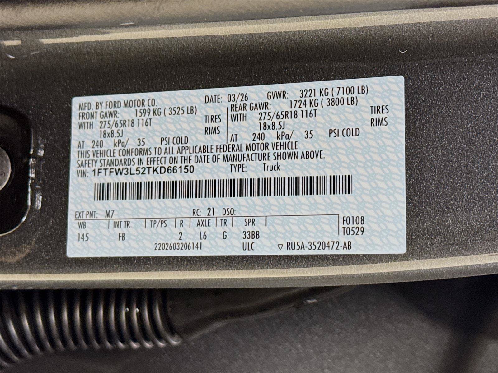 New 2026 Ford F150 XLT w/ Equipment Group 302A MID AWD/4WD image 30