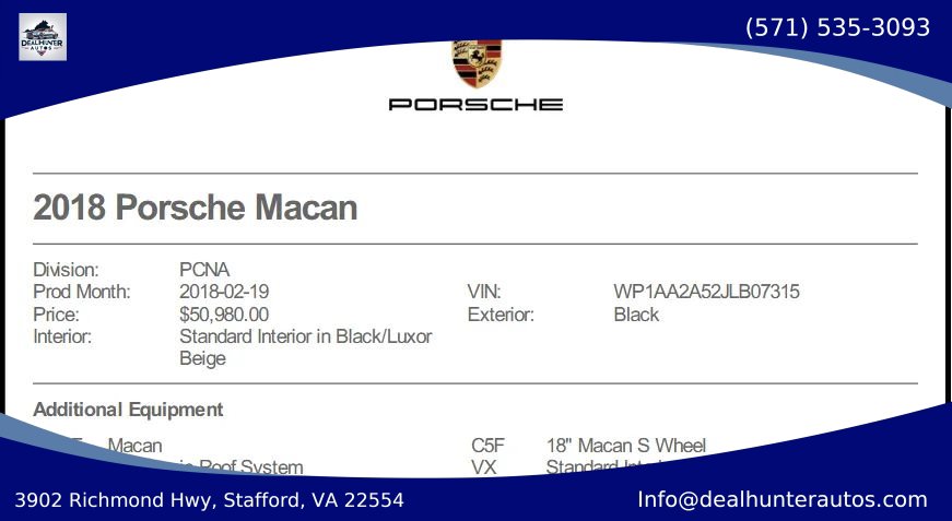 Used 2018 Porsche Macan AWD/4WD image 32