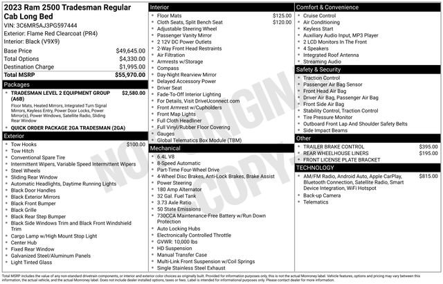 Used 2023 RAM 2500 Tradesman image 23