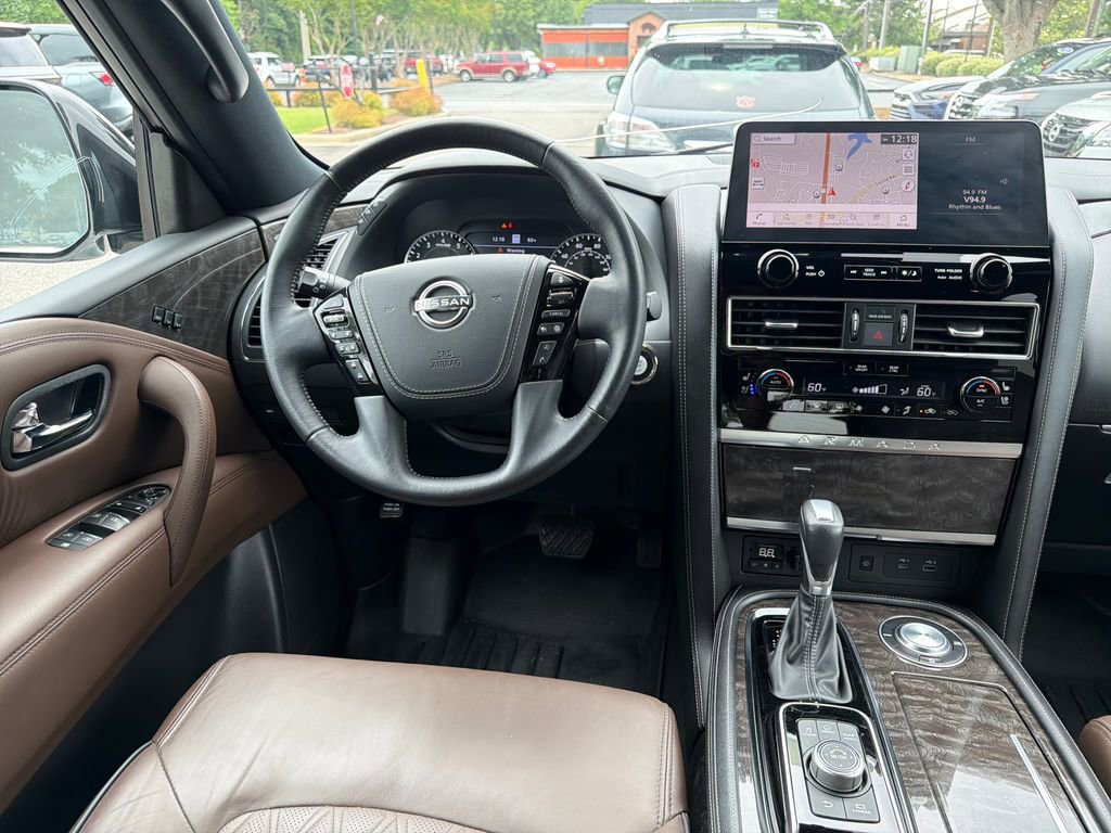 Used 2022 Nissan Armada Platinum w/ Captain's Chairs Package RWD image 2