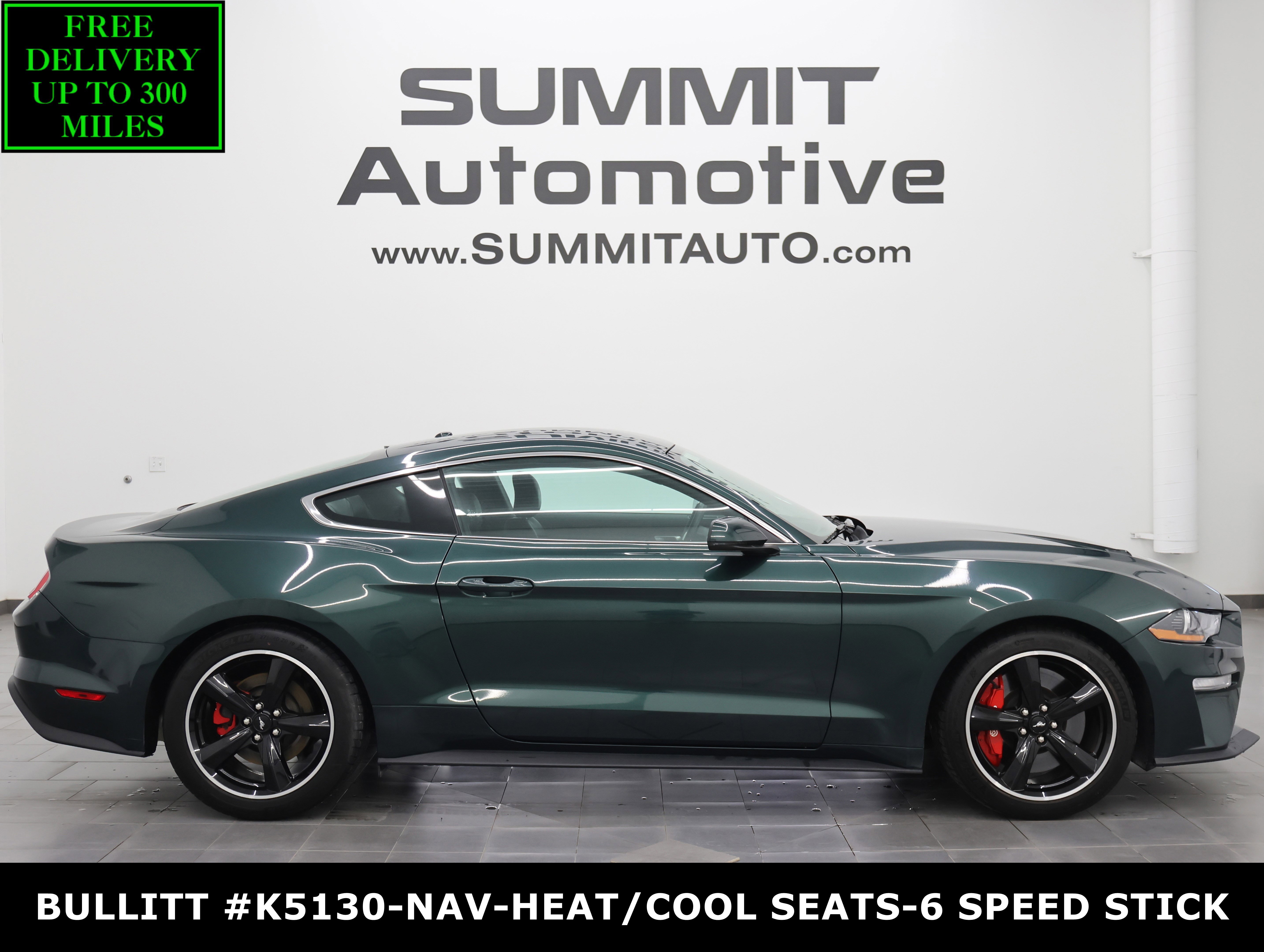 Used 2019 Ford Mustang Bullitt w/ Bullitt Electronics Package RWD image 1