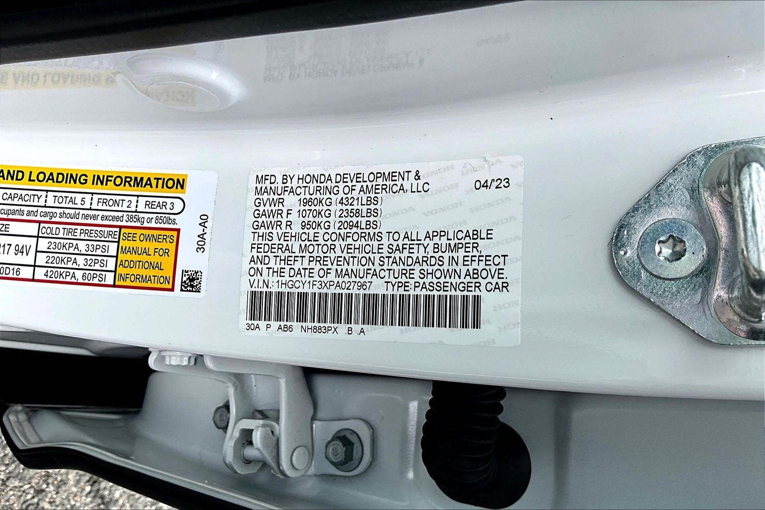 Used 2023 Honda Accord EX image 34