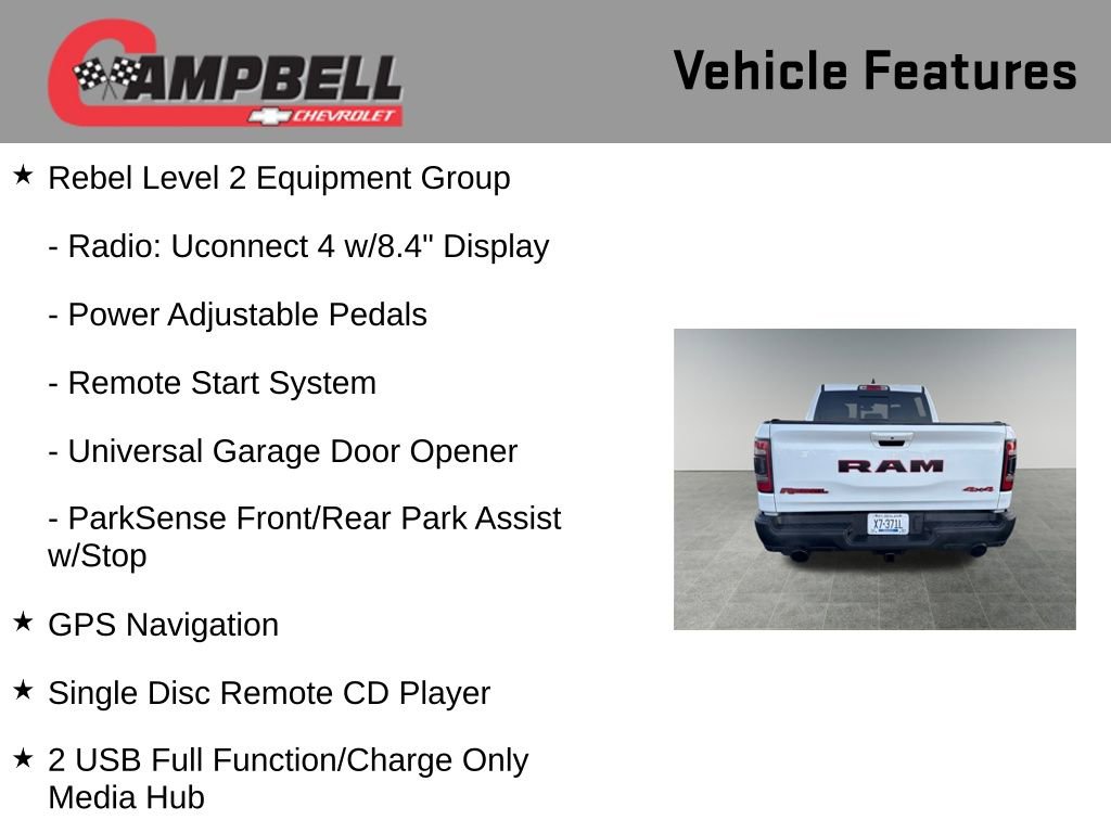 Used 2019 RAM 1500 Rebel w/ Level 2 Equipment Group image 21