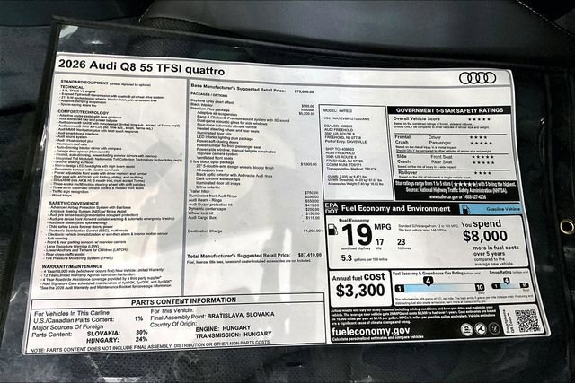 New 2026 Audi Q8 Premium Plus AWD/4WD image 14