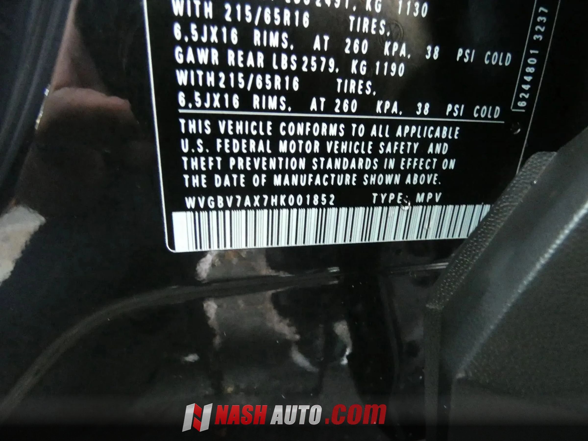Used 2017 Volkswagen Tiguan S AWD/4WD image 77